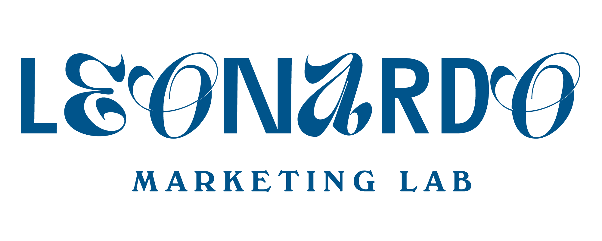 Leonardo Marketing Lab Logo Blue